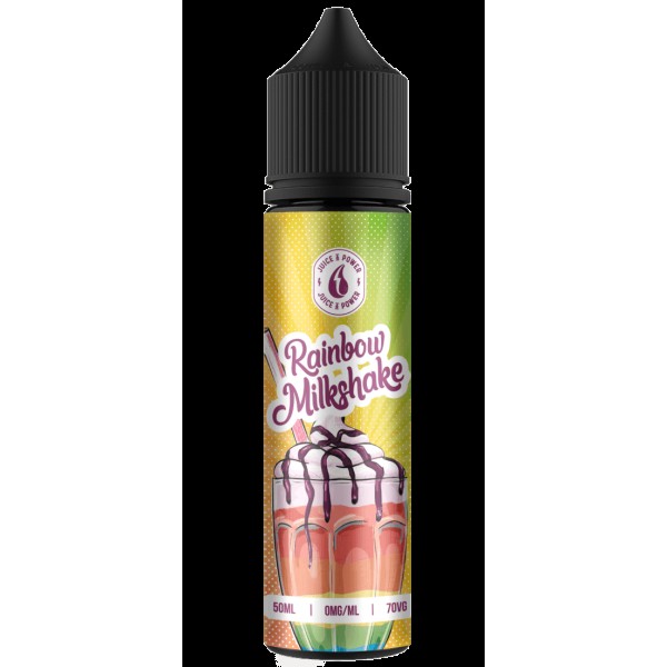 RAINBOW MILKSHAKE E LIQUID BY JUICE 'N' POWER 50ML 70VG