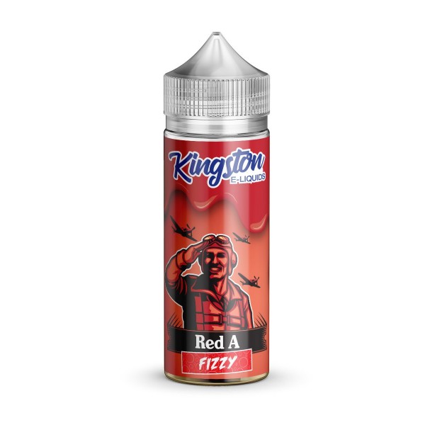 RED A FIZZY E LIQUID KINGSTON ZINGBERRY 100ML 70VG