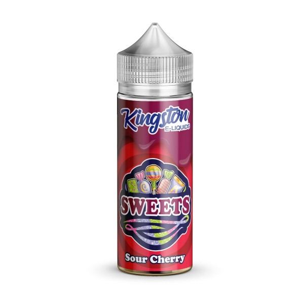 SOUR CHERRY E LIQUID KINGSTON SWEETS 100ML 70VG