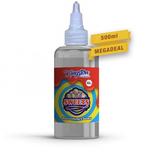 REFRESHING CHEWS E LIQUID KINGSTON SWEETS 500ML 70VG