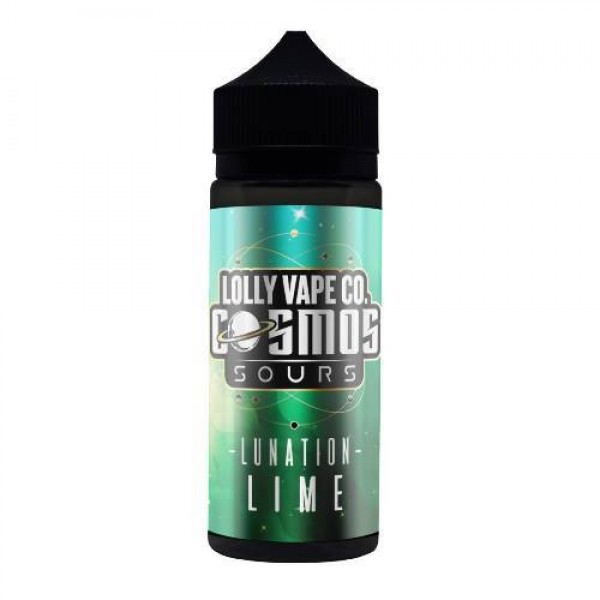 LUNATION LIME E LIQUID BY LOLLY VAPE CO - COSMOS SOURS 100ML 80VG