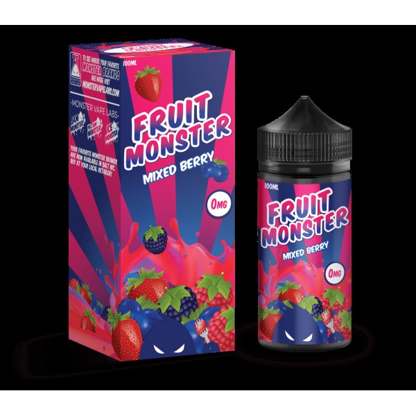 MIXED BERRY E LIQUID BY  FRUIT MONSTER 100ML 75VG