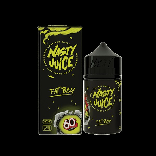 FAT BOY E LIQUID BY NASTY JUICE - 50ML SHORTFILL 50ML 70VG