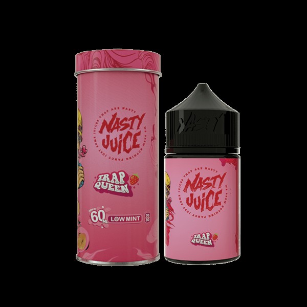 TRAP QUEEN E LIQUID BY NASTY JUICE - 50ML SHORTFILL 50ML 70VG