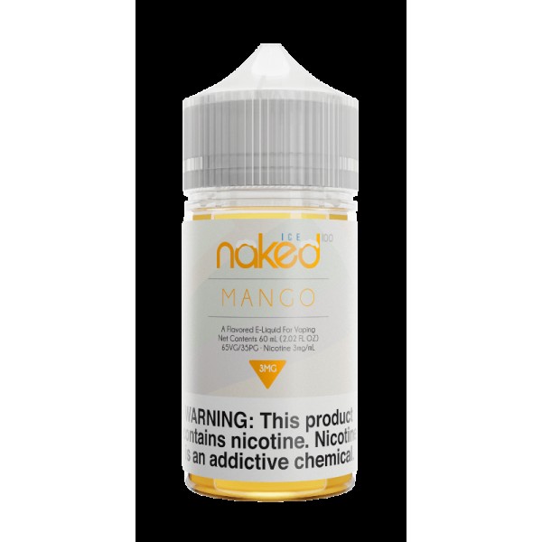 MANGO ICE (FORMERLY AMAZING MANGO ICE) E LIQUID BY NAKED 100 - ICE 50ML 70VG