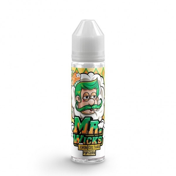 LEMON CUSTARD POPCORN E LIQUID BY MR WICKS 50ML 70VG