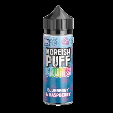 BLUEBERRY RASPBERRY E LIQUID BY MOREISH PUFF - FRUITS 100ML 70VG