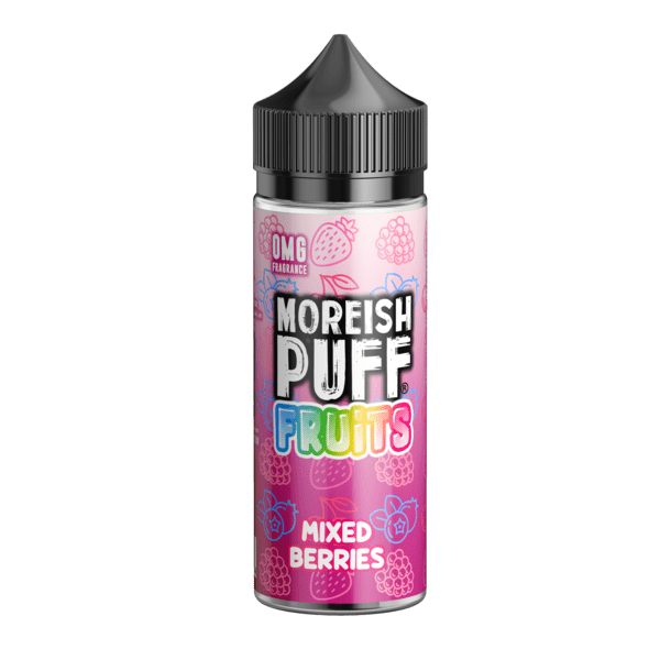 MIXED BERRIES E LIQUID BY MOREISH PUFF - FRUITS 100ML 70VG