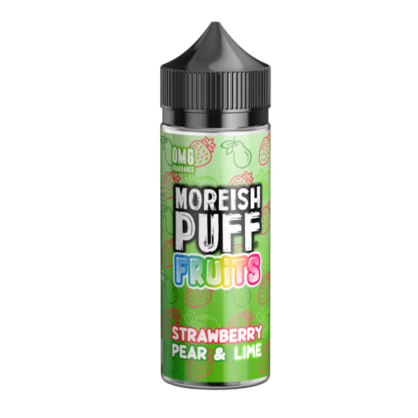 STRAWBERRY PEAR & LIME E LIQUID BY MOREISH PUFF - FRUITS 100ML 70VG