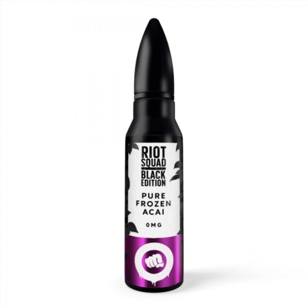 PURE FROZEN ACAI E LIQUID BY RIOT SQUAD BLACK EDITION 50ML 70VG