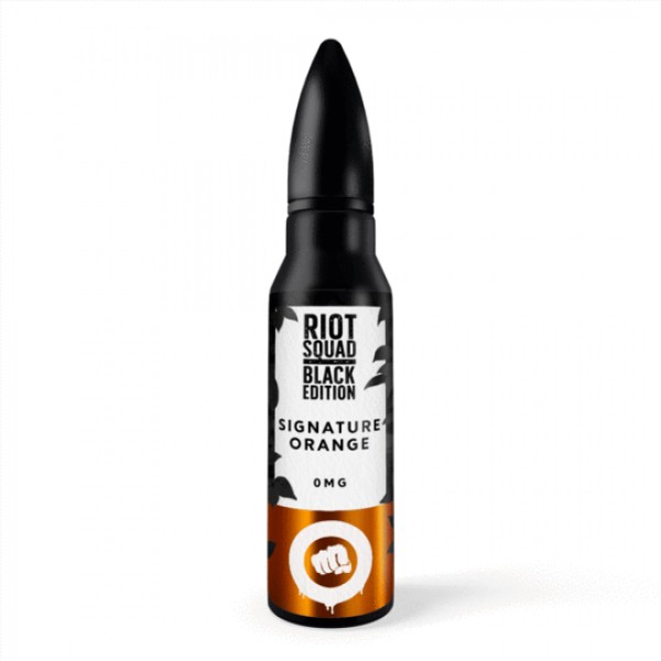 SIGNITURE ORANGE E LIQUID BY RIOT SQUAD BLACK EDITION 50ML 70VG