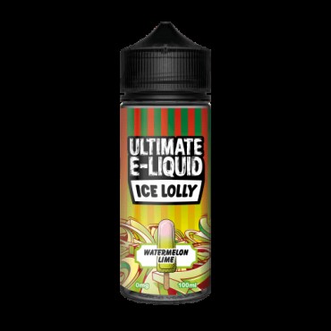 WATERMELON LIME E LIQUID BY ULTIMATE E-LIQUID - ICE LOLLY 100ML 70VG