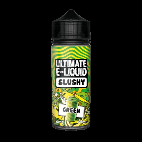 GREEN SLUSHY E LIQUID BY ULTIMATE E-LIQUID - SLUSHY 100ML 70VG