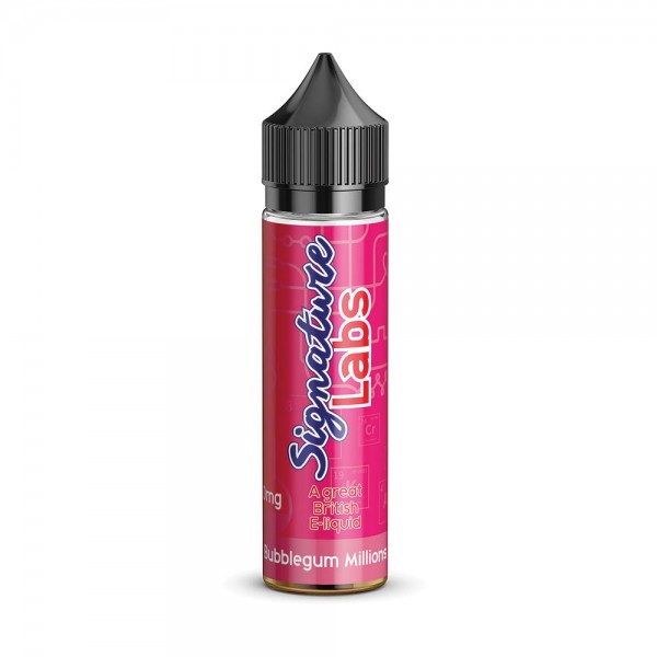 BUBBLEGUM MILLIONS E LIQUID BY SIGNATURE LABS 50ML 80VG