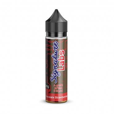 CHOCOLATE STRAWBERRY E LIQUID BY SIGNATURE LABS 50ML 80VG