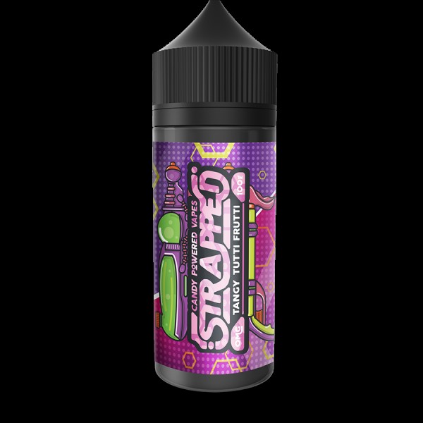 TANGY TUTTI FRUTTI E LIQUID BY STRAPPED 100ML 70VG