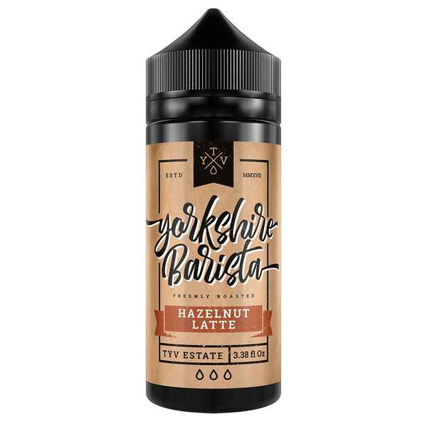 HAZELNUT LATTE E LIQUID BY YORKSHIRE BARISTA 100ML 70VG