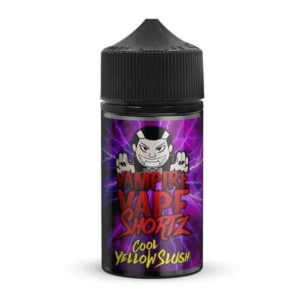 COOL YELLOW SLUSH E LIQUID BY VAMPIRE VAPE SHORTZ 50ML 70VG