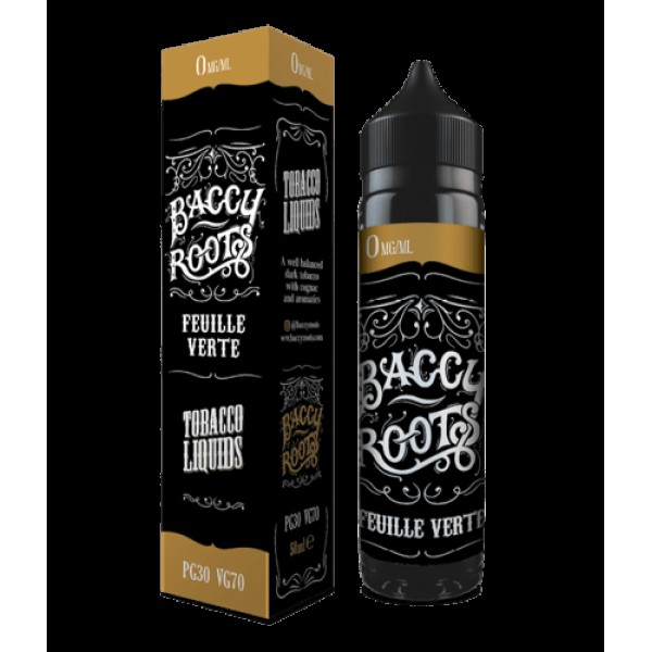 FEUILLE VERTE E LIQUID BY BACCY ROOTS - DOOZY VAPE 50ML 70VG