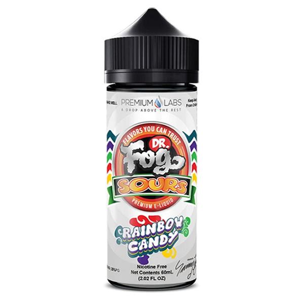 RAINBOW CANDY SOUR E LIQUID BY DR FOG 100ML 75VG