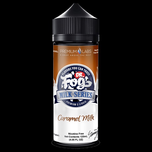 CARAMEL MILK MILK E LIQUID BY DR FOG 100ML 75VG