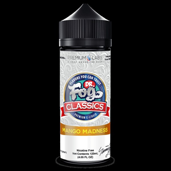 MANGO MADNESS CLASSICS E LIQUID BY DR FOG 100ML 75VG