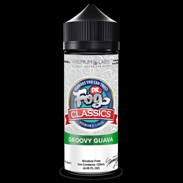 GROOVY GUAVA CLASSICS E LIQUID BY DR FOG 100ML 75VG