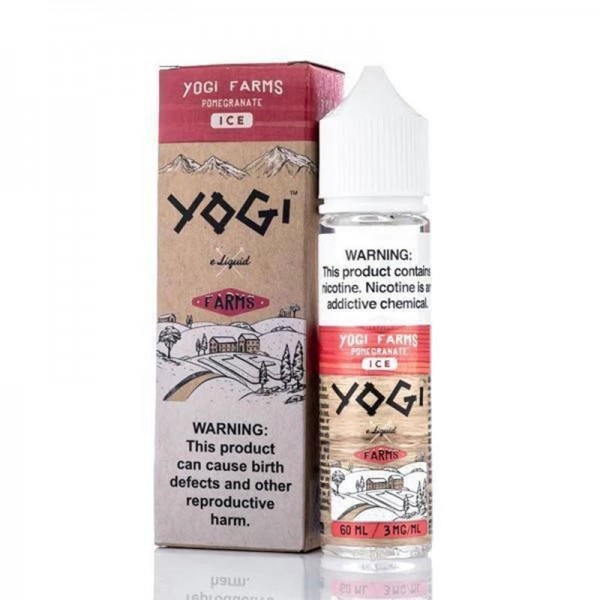 POMEGRANATE ICE E LIQUID BY YOGI FARMS 50ML 70VG