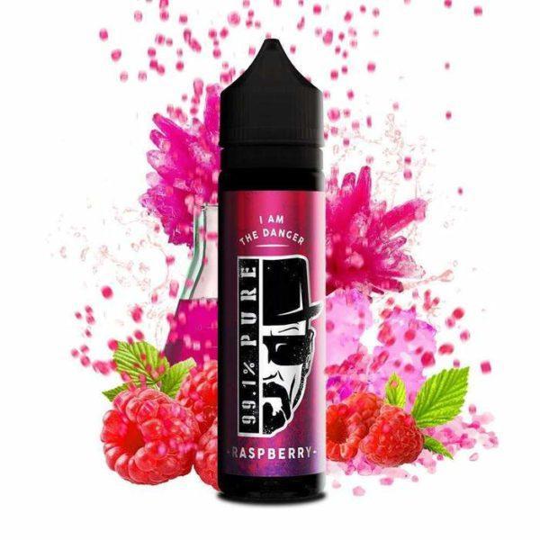 RASPBERRY E LIQUID BY 99.1% PURE 50ML 80VG