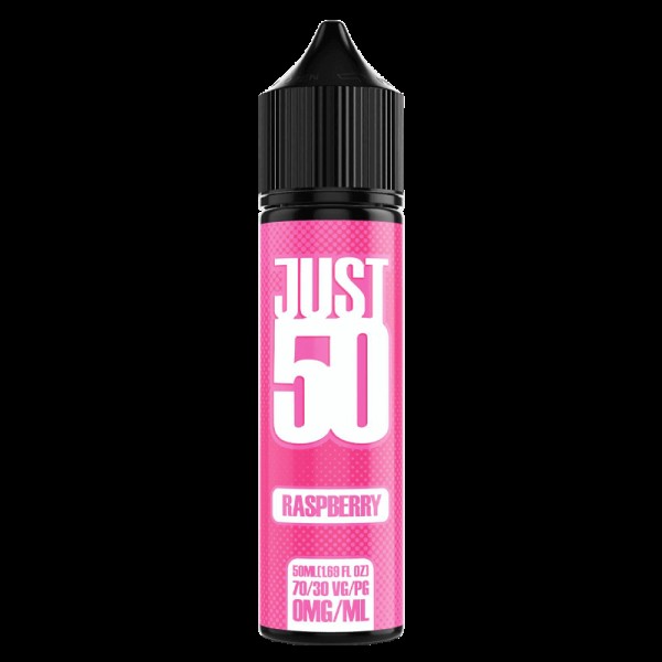 RASPBERRY E LIQUID BY JUST 50 50ML 70VG