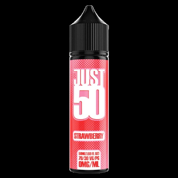 STRAWBERRY E LIQUID BY JUST 50 50ML 70VG