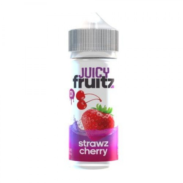 STRAWZ CHERRY E LIQUID BY JUICY FRUITZ 100ML 70VG