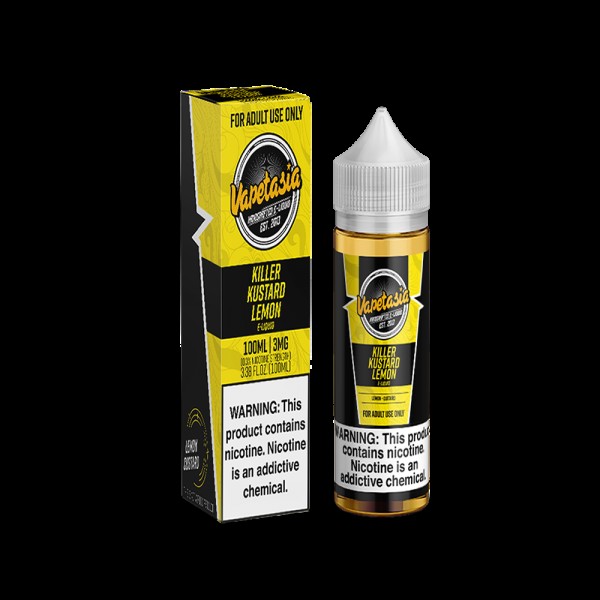 LEMON KILLER KUSTARD E LIQUID BY VAPETASIA 50ML 70VG