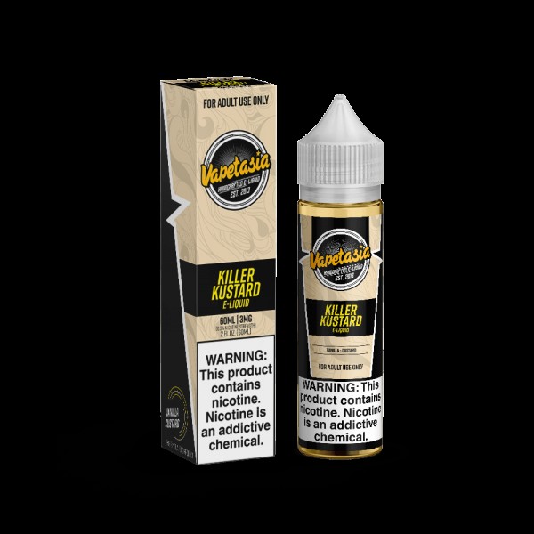 KILLER KUSTARD E LIQUID BY VAPETASIA 50ML 70VG