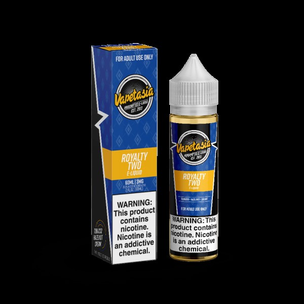 ROYALTY TWO E LIQUID BY VAPETASIA 50ML 70VG