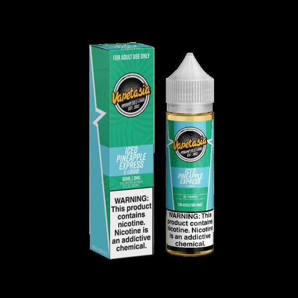 PINEAPPLE EXPRESS ICED E LIQUID BY VAPETASIA 50ML 70VG