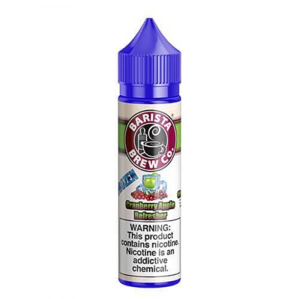 FROZEN CRANBERRY APPLE  REFRESHER E LIQUID BY BARISTA BREW CO 50ML 80VG