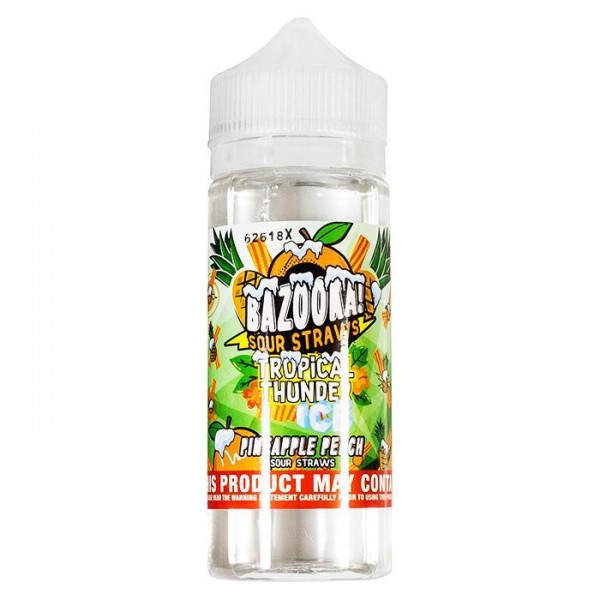 RAINBOW ICE TROPICAL THUNDER E-LIQUID BY BAZOOKA 100ML 70VG