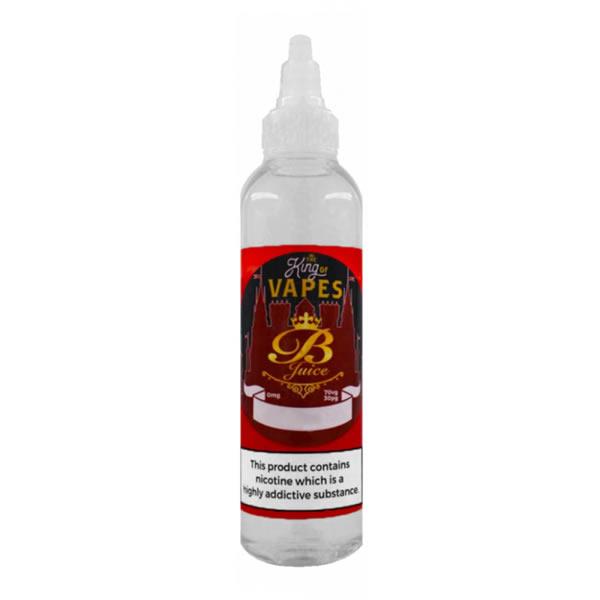 CHERRY E LIQUID BY THE KING OF VAPES - B JUICE 100ML 70VG