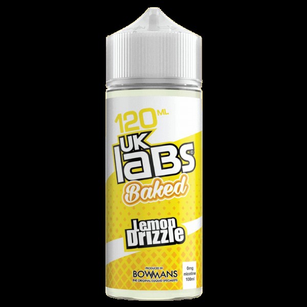 LEMON DRIZZLE E LIQUID BY UK LABS - BAKED 100ML 70VG