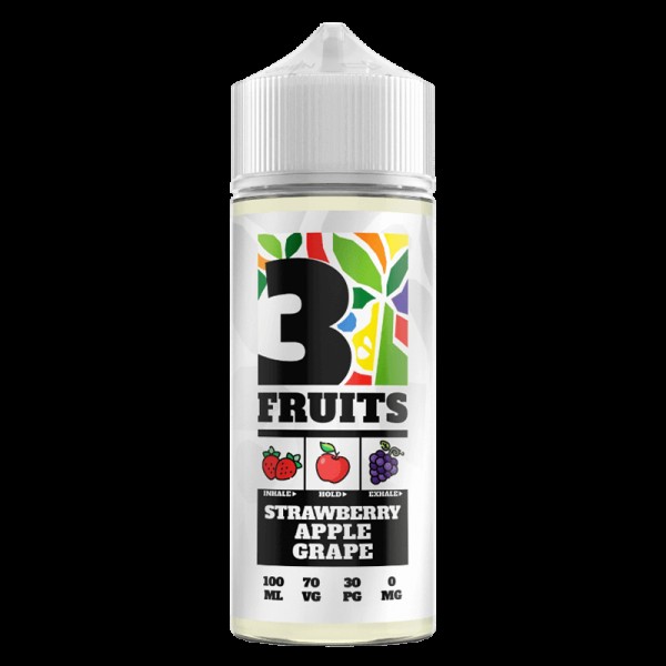 STRAWBERRY APPLE GRAPE E LIQUID BY 3 FRUITS 100ML 70VG