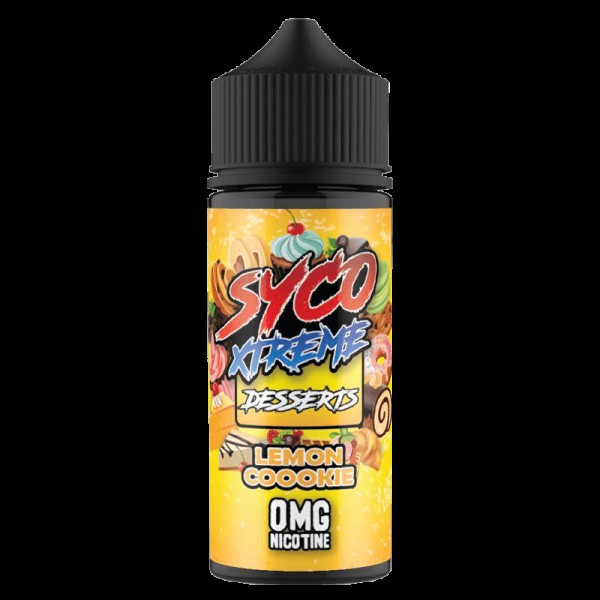 LEMON COOKIE E LIQUID BY SYCO XTREME DESSERTS 100ML 80VG