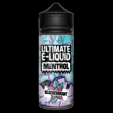 BLACKCRRUANT E LIQUID BY ULTIMATE E-LIQUID - MENTHOL 100ML 70VG