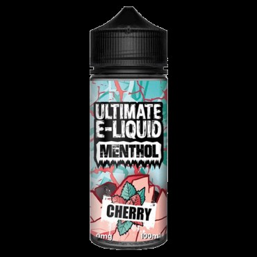 CHERRY E LIQUID BY ULTIMATE E-LIQUID - MENTHOL 100ML 70VG