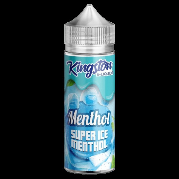 SUPER ICE MENTHOL E LIQUID KINGSTON MENTHOL 100ML 70VG