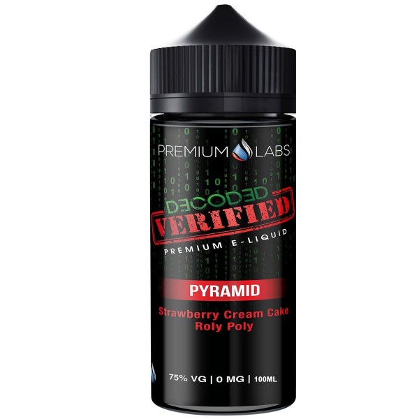 PYRAMID E LIQUID BY DECODED VERIFIED - PREMIUM LABS 100ML 75VG