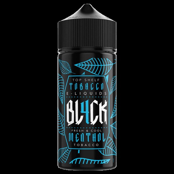 MENTHOL TOBACCO E LIQUID BY BL4CK 100ML 70VG