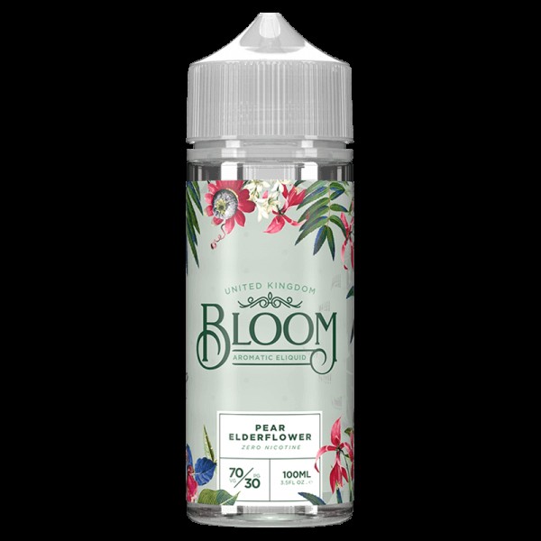 PEAR ELDERFLOWER E LIQUID BY BLOOM 100ML 70VG