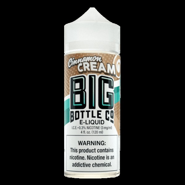 CINNAMON CREAM E LIQUID BY BIG BOTTLE CO 100ML 70VG