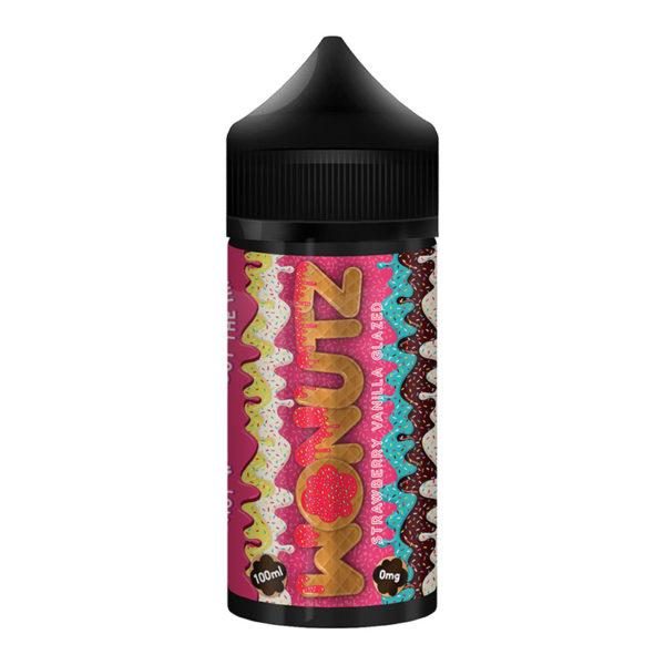 STRAWBERRY VANILLA GLAZED E LIQUID BY WONUTZ 100ML 70VG